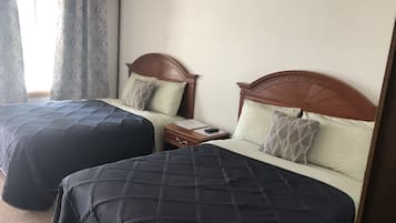 Kamar Standar, 2 Tempat Tidur Double | Seprai premium, Wi-Fi gratis, dan seprai linen