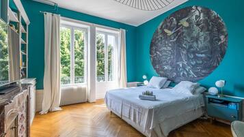 6 chambres, bureau, Wi-Fi, draps fournis