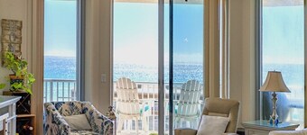 Panoramic ocean views and watch the dolphins play from your private balcony.