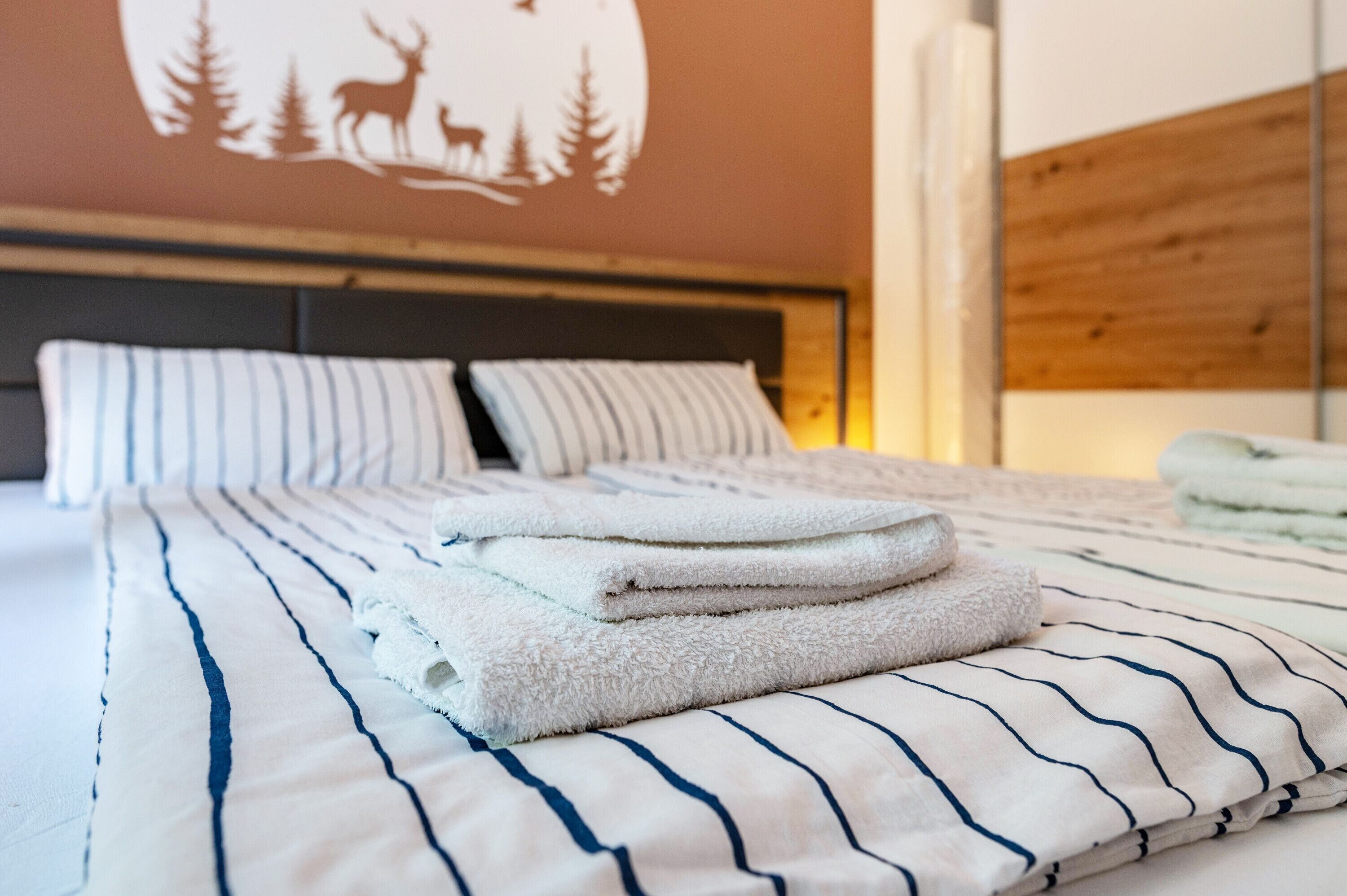 1 slaapkamer, een strijkplank/strijkijzer, gratis wifi, beddengoed