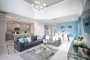 Casa, 5 habitaciones | Área de sala de estar