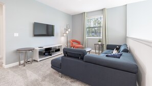 Maison, 5 chambres | Coin séjour