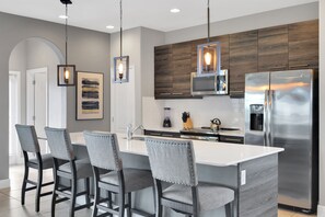 Ferienhaus, 4 Schlafzimmer | Eigene Küche | Kühlschrank, Ofen, Wasserkocher mit Kaffee-/Teezubehör, Toaster