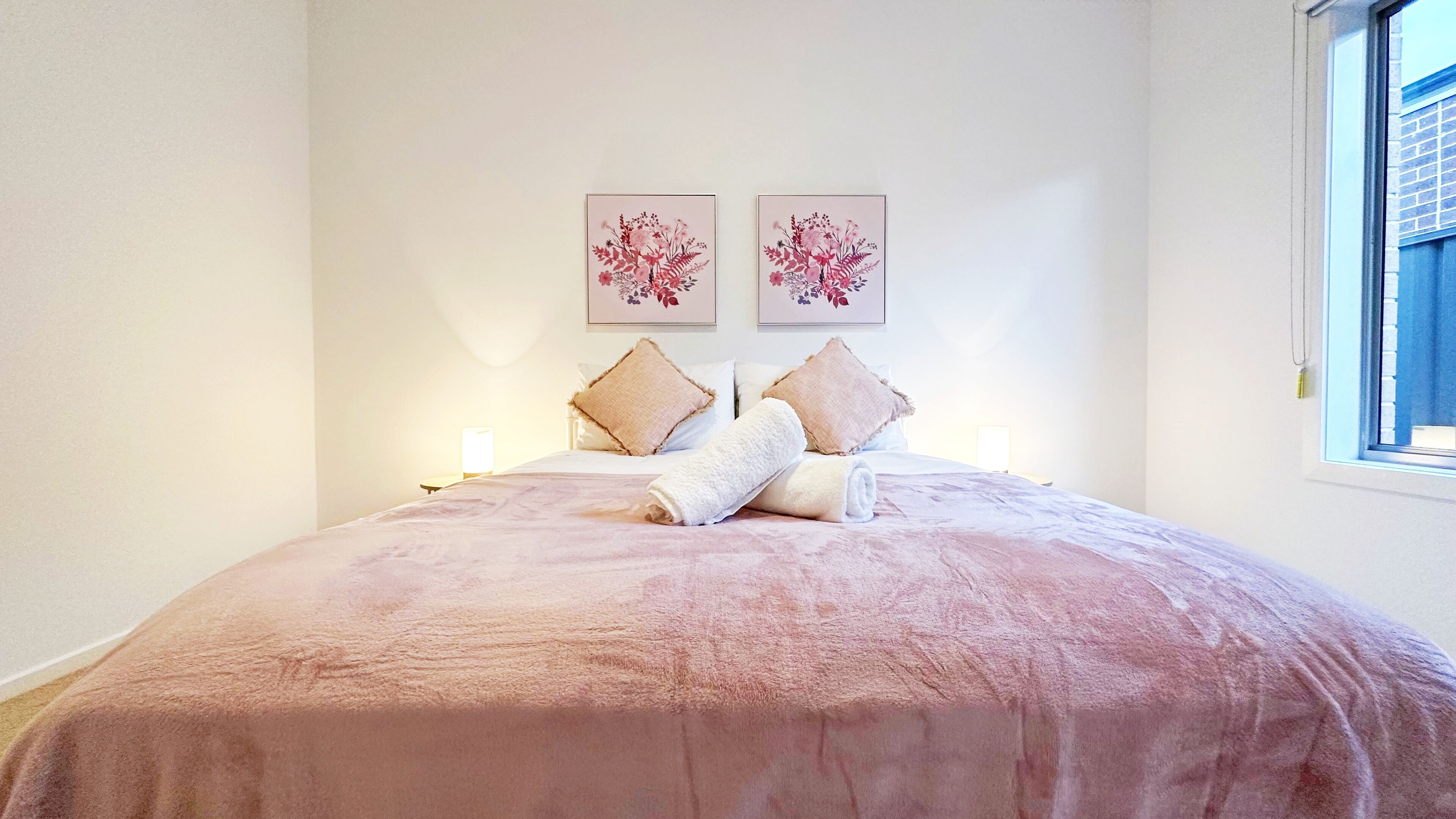 Vila família | 4 quartos, roupas de cama premium, cortinas blackout