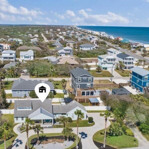 Exterior - heated pool, steps to beach (St. Augustine)