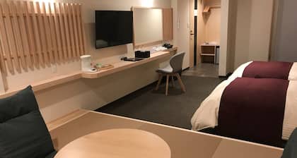 JapaneseWestern style twin with bath nonsmoki / Aizuwakamatsu Fukushima