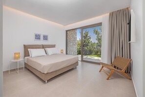 3 bedrooms, soundproofing, iron/ironing board, travel cot - Aegean View Estate Villa, Luxury Villa (Faliraki)