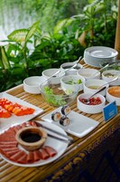 Daily buffet breakfast for a fee