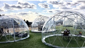 Outdoor dining - Twin room Smoking Room without meals plan Don / Mihara Hiroshima (Mihara)