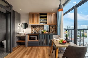 Estudio estándar | 1 habitación, minibar, cortinas blackout y wifi gratis
