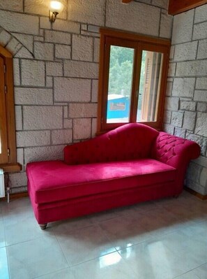 TV, fireplace, stereo