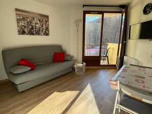 TV - Renovated studio with balcony, near gondola, 4 pax (Pra-Loup)