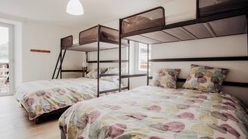 3 soveværelser, strygejern/strygebræt