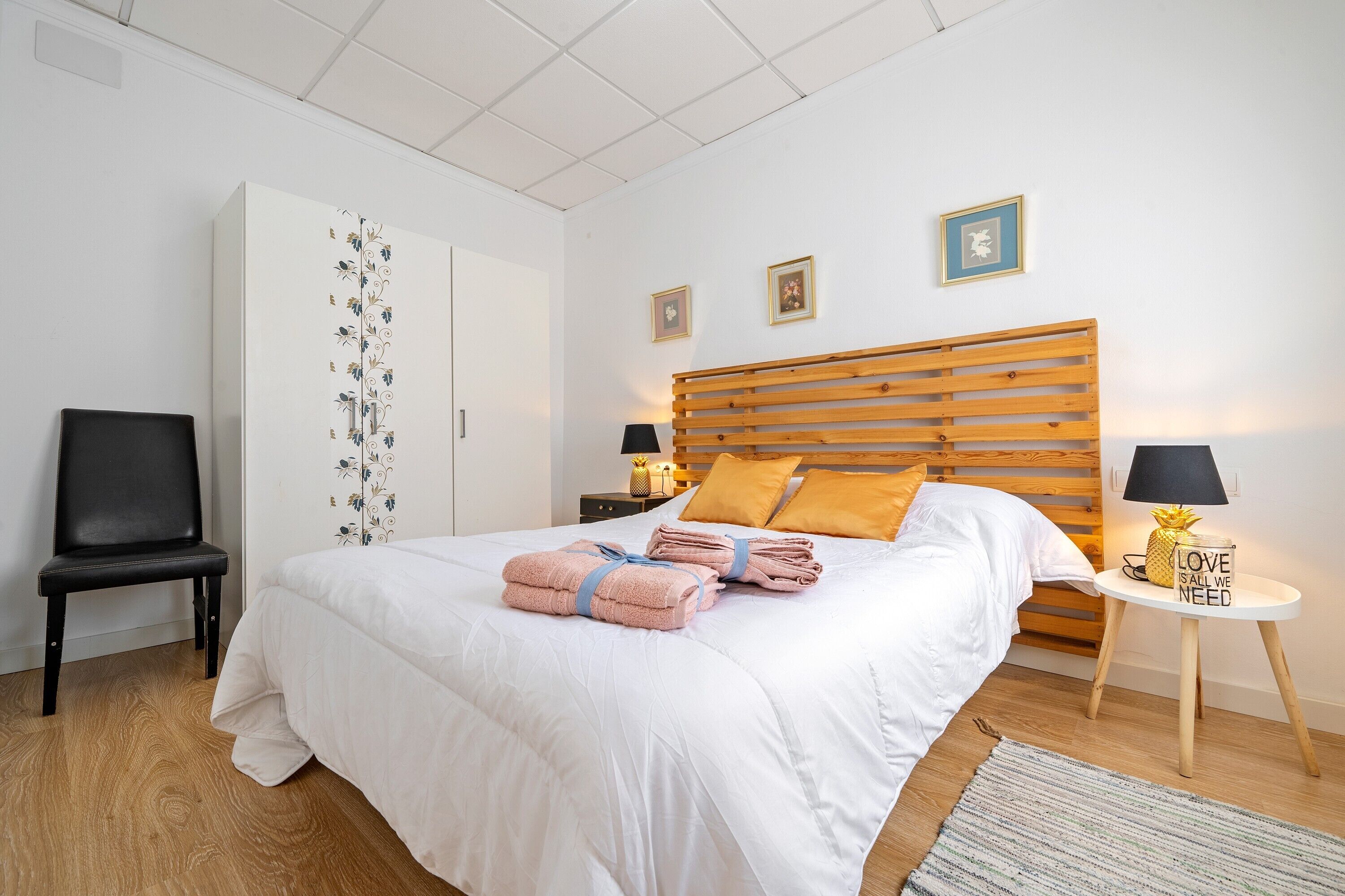 1 soveværelse, strygejern/strygebræt, gratis Wi-Fi, sengetøj