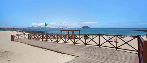 Accommodatie ligt op het strand