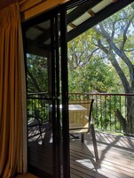 Comfort Cabin | Individually decorated, individually furnished, blackout drapes