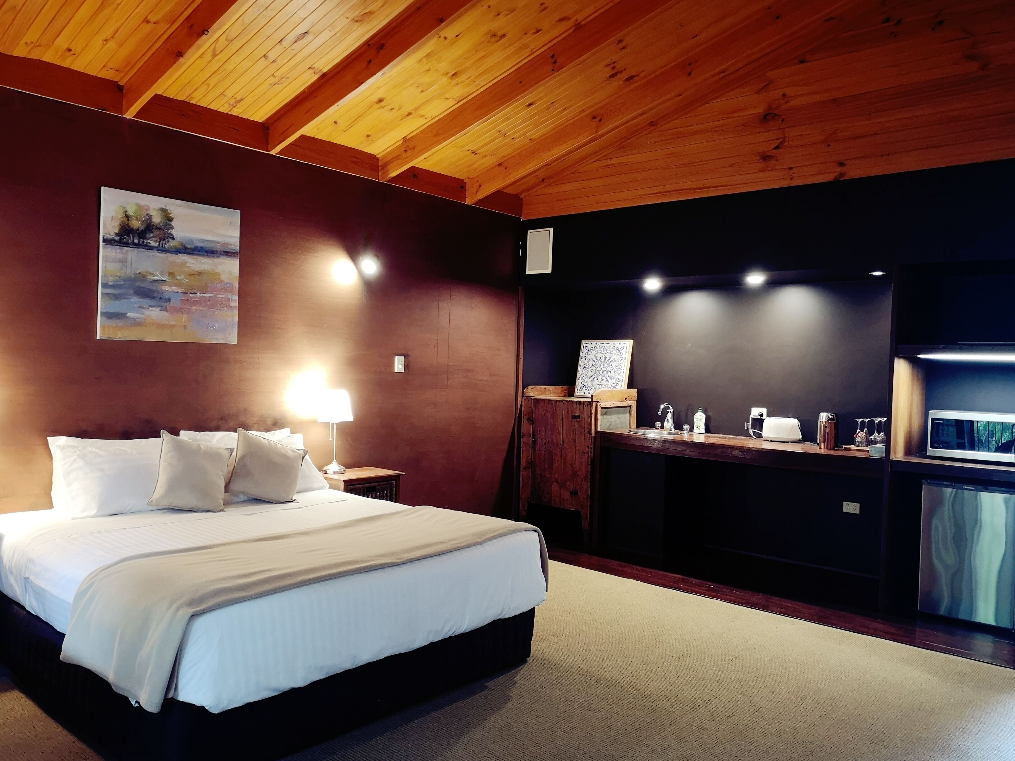 Cabaña superior | Decoración individual, mobiliario individual, cortinas opacas