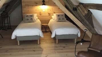 2 chambres, Wi-Fi gratuit, draps fournis