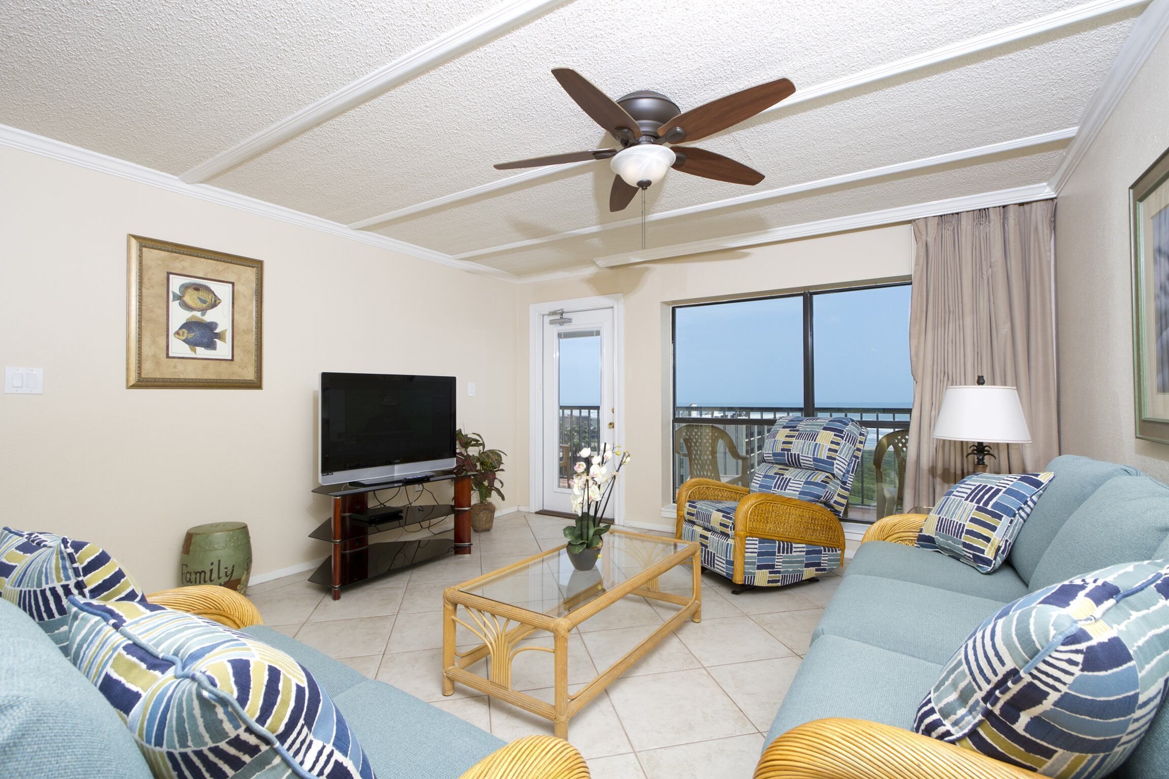 Televisión y reproductor de DVD 