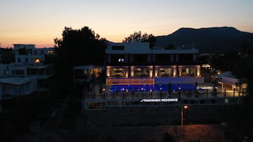 Front of property - evening/night
