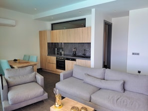 Family Apartment | Private kitchen - Bodrum Akkartal Panoramic Konaklama Tesisi   (Bodrum)