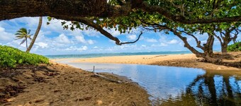 "Hina Hideaway", Vue, Clim, à Pied de la Plage
