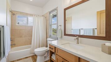 Sèche-cheveux, serviettes fournies