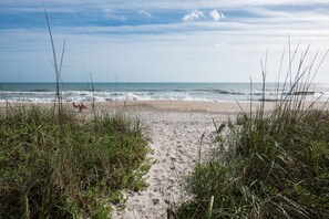 On the beach, sun-loungers, beach towels - Price Drop-Book Now! Oceanfront! (Indialantic)
