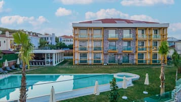 Fassade der Unterkunft