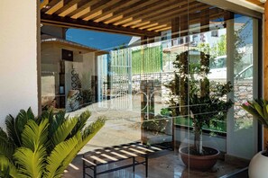 Entrada de la propiedad