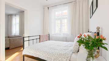 Familienapartment | 2 Schlafzimmer, hochwertige Bettwaren, Schreibtisch