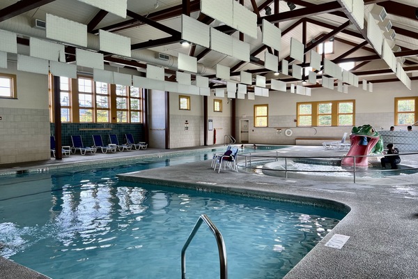 Indoor pool, outdoor pool