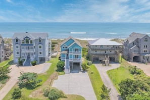Exterior - Oceanfront Home w/ Private Pool, Hot Tub, Game Room, and Grill (Hatteras)