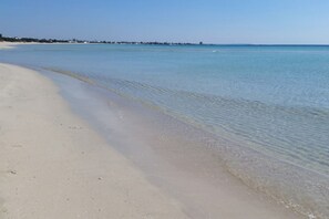 En la playa