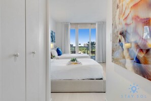 Desk, iron/ironing board, travel crib, WiFi