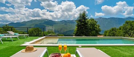 Una piscina riscaldata