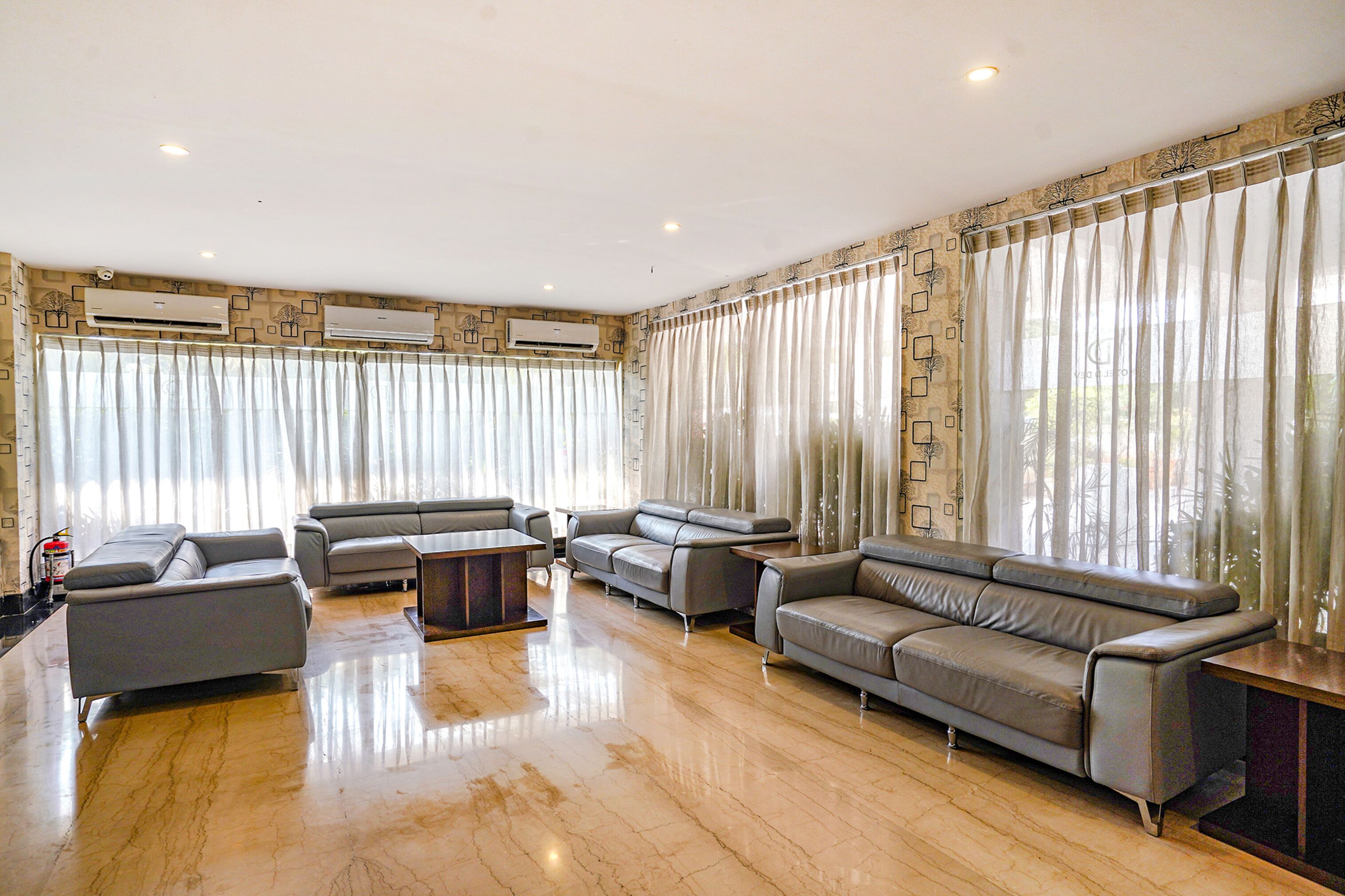 Sala de estar en el lobby