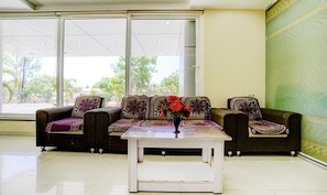 Sala de estar en el lobby