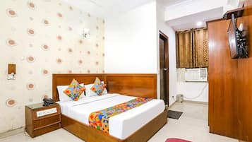 Habitación Deluxe | Sábanas de algodón egipcio, ropa de cama de alta calidad, caja fuerte