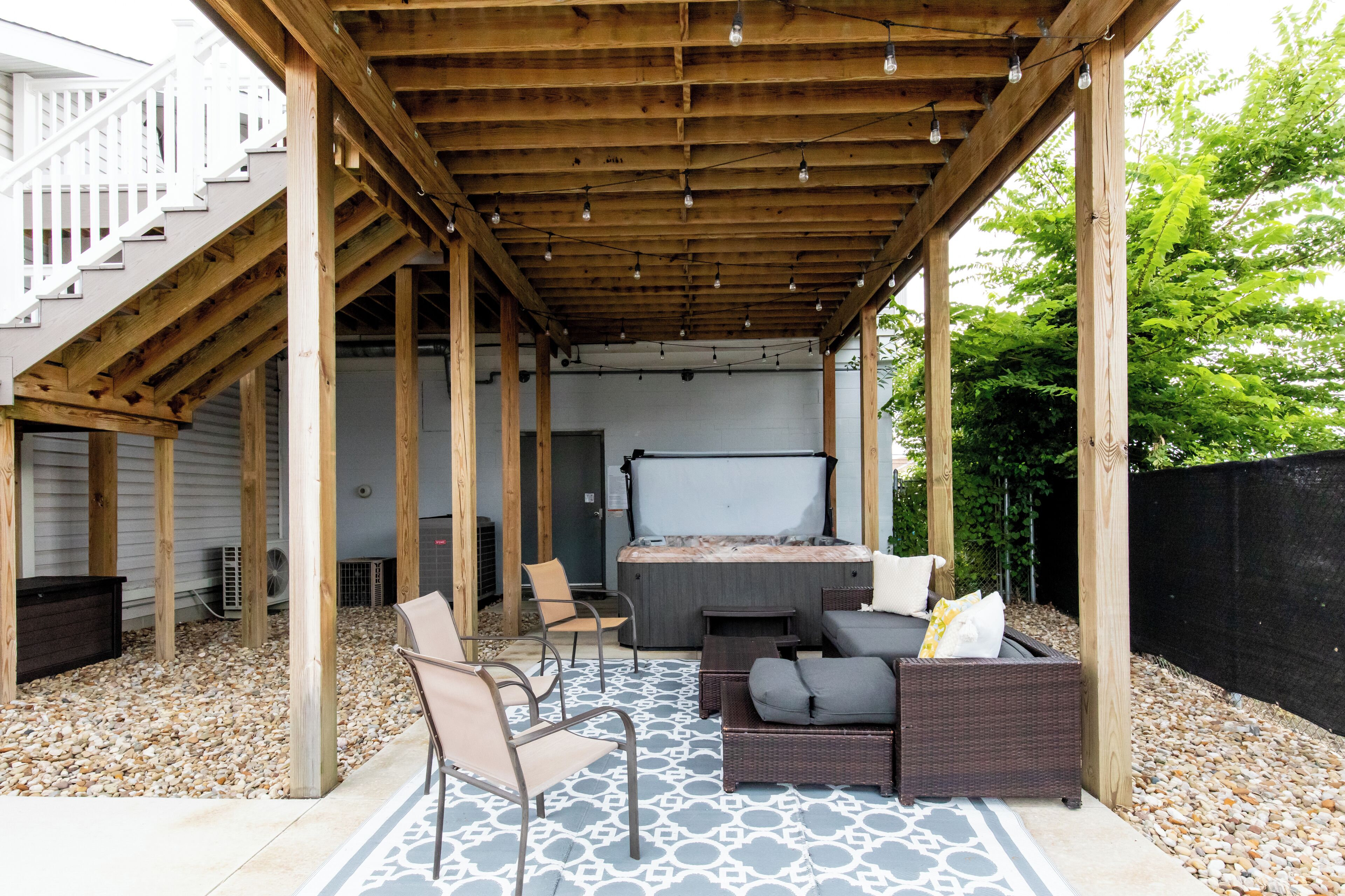 Bain à remous extérieur