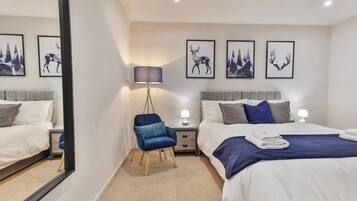 4 bedrooms, iron/ironing board, travel crib, free WiFi