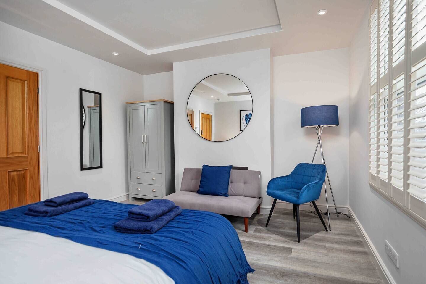 4 soverom, strykejern/-brett, reiseseng for barn og wi-fi (inkludert)