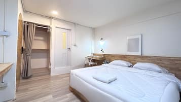 Deluxe Studio (No Window) | 办公桌、遮光窗帘、熨斗/熨板、免费 WiFi