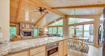 Wisconsin Vacation Rental w/ Fire Pit on Long Lake