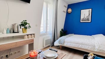 1 bedroom, iron/ironing board, free WiFi, bed sheets