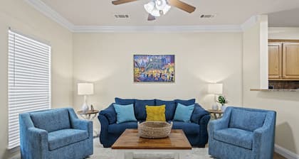 Welcome! This apartment offers a spacious and comfortable place to stay.