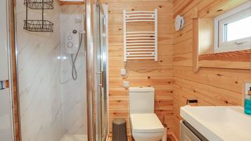 Shower, hair dryer