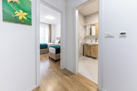Premium bedding, pillow-top beds, soundproofing, free WiFi. MM Residence Mostar