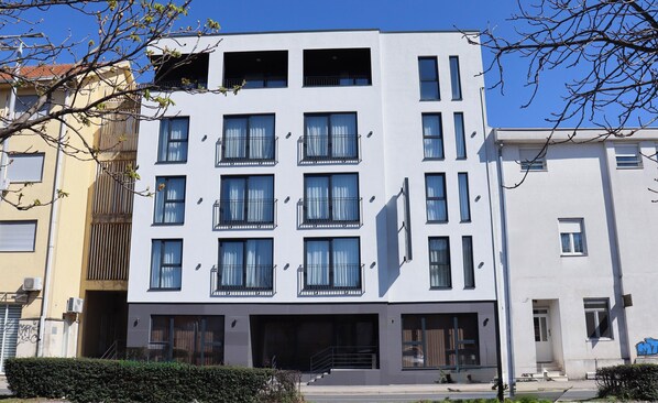 Majoituspaikan julkisivu