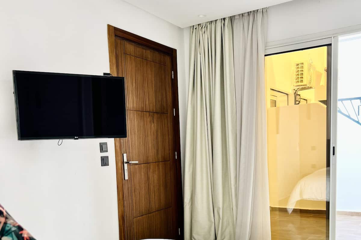 Comfort studio | 1 slaapkamer, een kluis op de kamer, verduisterende gordijnen